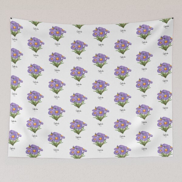 Item preview, September Birth Flower Aster designed and sold by Roy & Tiffany.