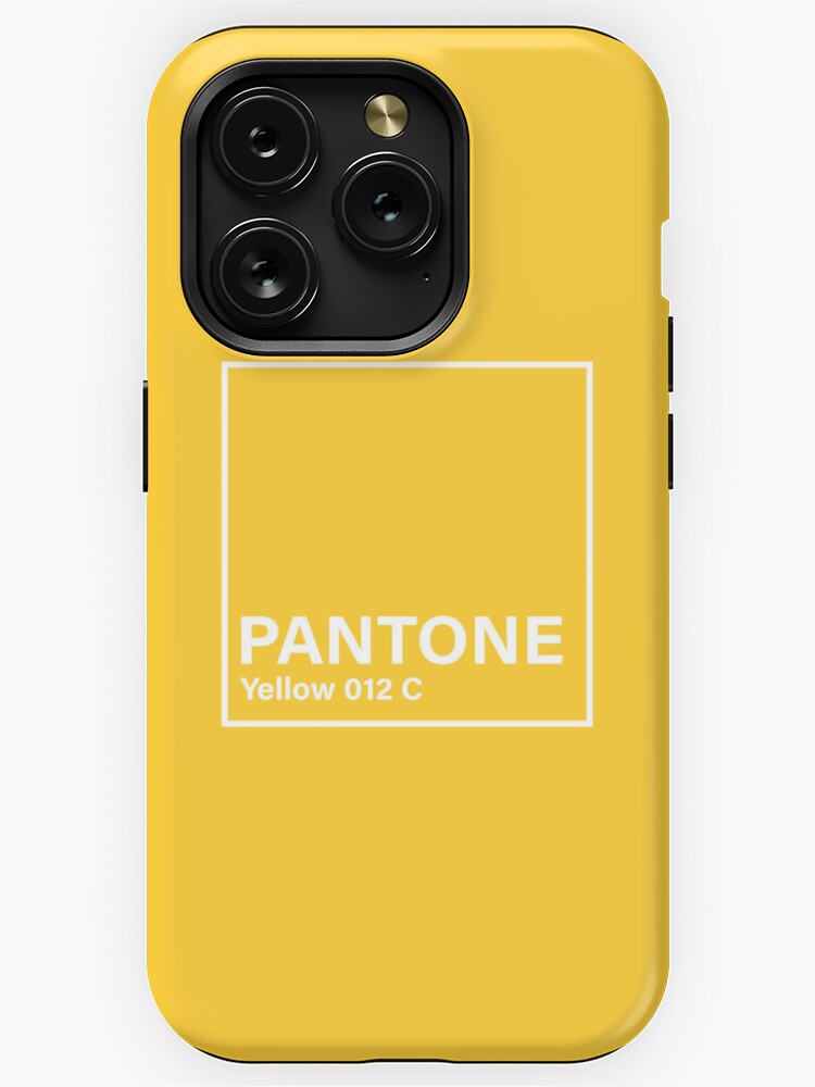 pantone Yellow 012 C iPhone Case for Sale by princessmi-com