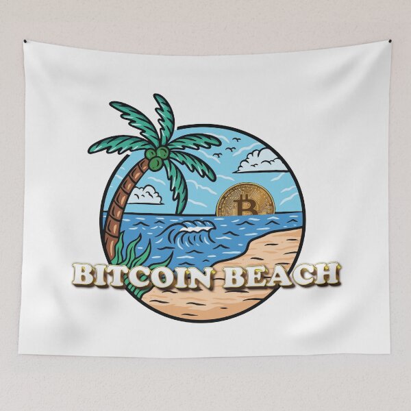 Item preview, Bitcoin Beach, El Zonte, El Salvador designed and sold by johnta17.