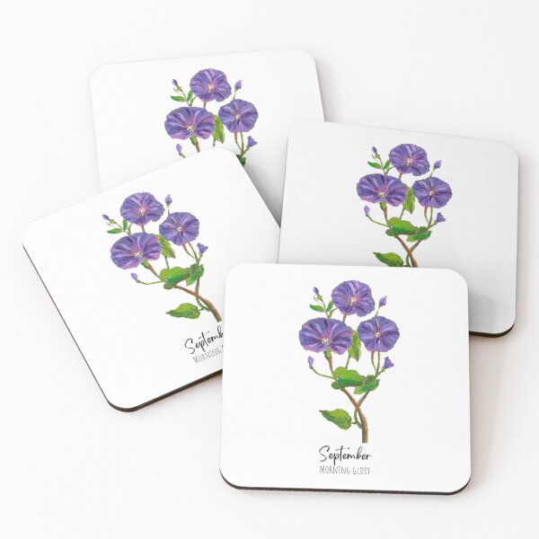 Item preview, September Birth Flower Morning Glory designed and sold by Roy & Tiffany.