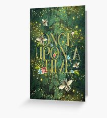 Bee Once Upon a Time Greeting Card