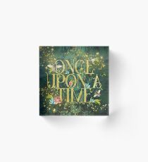 Bee Once Upon a Time Acrylic Block