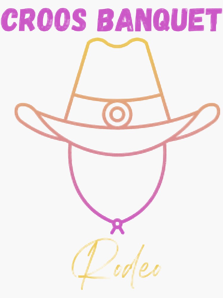 "Coors Banquet Rodeo, Coors Rodeo Colorway" Sticker by rosolwegironefn