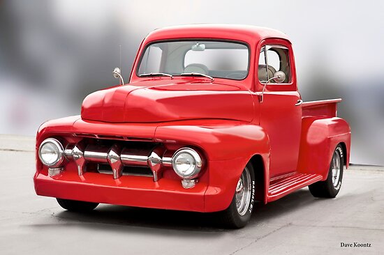 1952 Ford F100 Stepside Pickup Ii Poster By Davekoontz