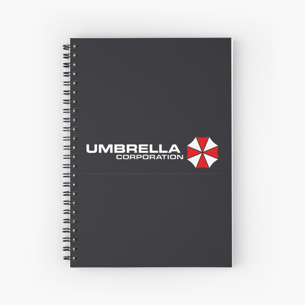 "Umbrella Corporation" Spiral Notebook by geek--chic | Redbubble