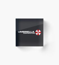 Regenschirm Unternehmen Acrylblock