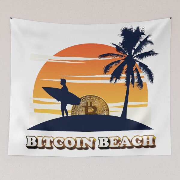 Item preview, Bitcoin Beach, El Zonte, El Salvador designed and sold by johnta17.