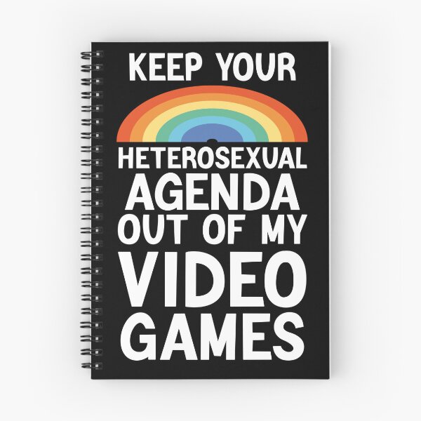 Item preview, KEEP YOUR HETEROSEXUAL AGENDA OUT OF MY VIDEO GAMES  designed and sold by AMERZAGUE DESIGN.