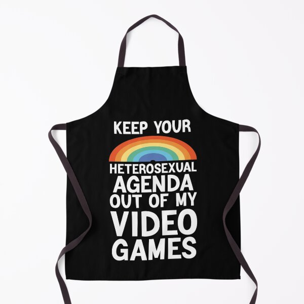 Item preview, KEEP YOUR HETEROSEXUAL AGENDA OUT OF MY VIDEO GAMES designed and sold by AMERZAGUE DESIGN.