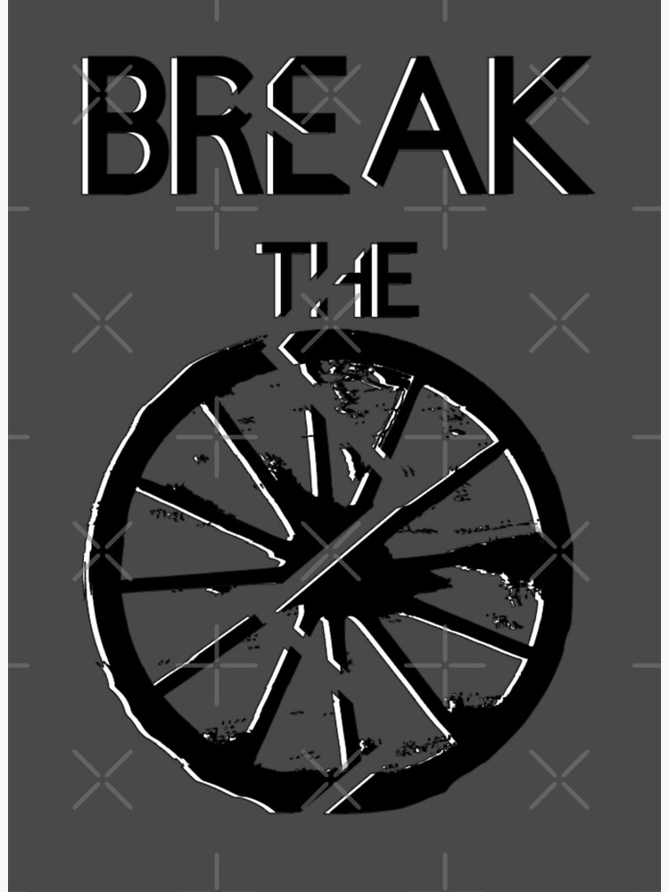 break-the-cycle-grey-sticker-for-sale-by-mvpcreationz-redbubble