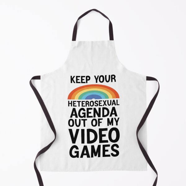 Item preview, KEEP YOUR HETEROSEXUAL AGENDA OUT OF MY VIDEO GAMES designed and sold by AMERZAGUE DESIGN.
