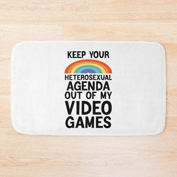 Item preview,  KEEP YOUR HETEROSEXUAL AGENDA OUT OF MY VIDEO GAMES  designed and sold by AMERZAGUE DESIGN.