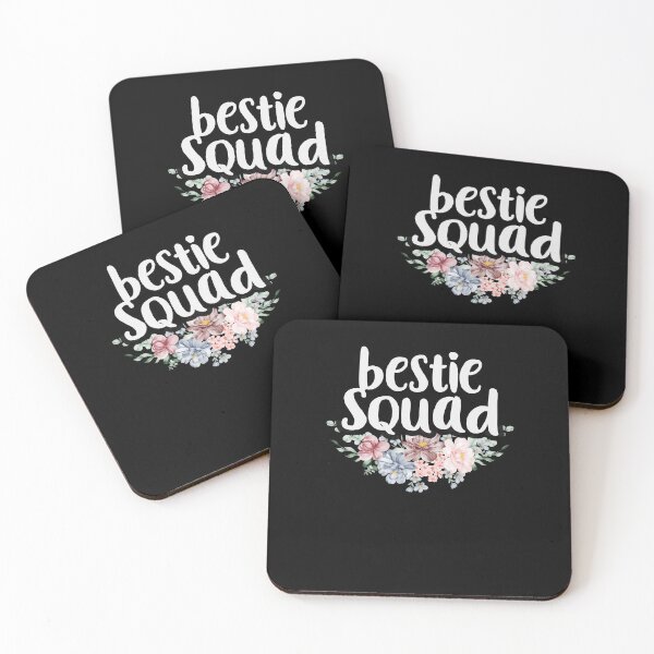 Item preview, Cute Floral Bestie Squad Design for Friends Girls Gift Idea / Floral design designed and sold by Chamssou.