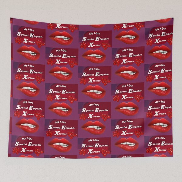 Item preview, Extreme Special Enjoyable Lips - No. 1 designed and sold by Henk GoGo T-Shirts ⭐️⭐️⭐️⭐️⭐️.