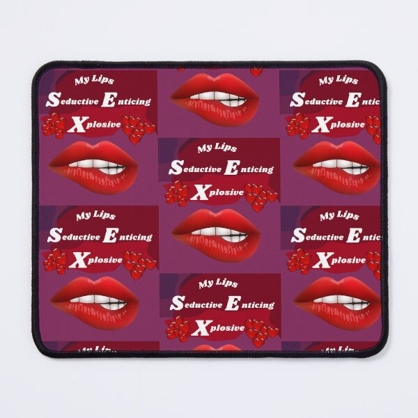 Item preview, Explosive Seductive Enticing Lips - No. 2 designed and sold by Henk GoGo T-Shirts ⭐️⭐️⭐️⭐️⭐️.