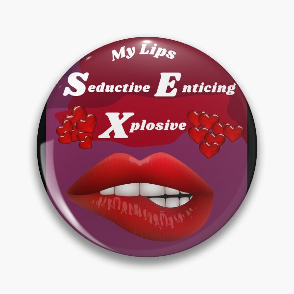 Item preview, Explosive Seductive Enticing Lips - No. 2 designed and sold by Henk GoGo T-Shirts ⭐️⭐️⭐️⭐️⭐️.