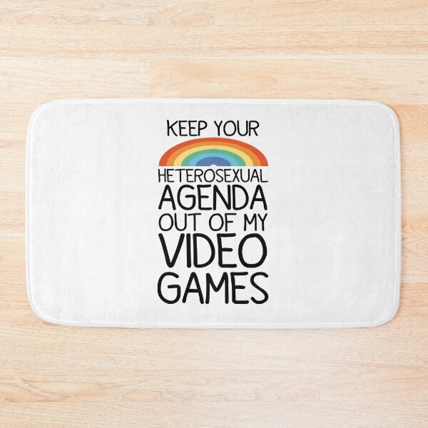 Item preview,  KEEP YOUR HETEROSEXUAL AGENDA OUT OF MY VIDEO GAMES  designed and sold by AMERZAGUE DESIGN.