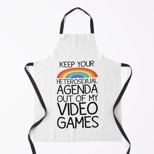 Item preview, KEEP YOUR HETEROSEXUAL AGENDA OUT OF MY VIDEO GAMES designed and sold by AMERZAGUE DESIGN.