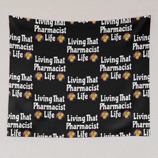 Item preview, Living That Pharmacist Life Funny Pharmacist gift designed and sold by Yallwofunart.