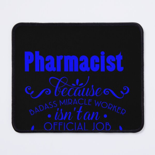 Item preview, Pharmacist Because Freaking Miracle Worker Is Not An Official Job Title designed and sold by Yallwofunart.