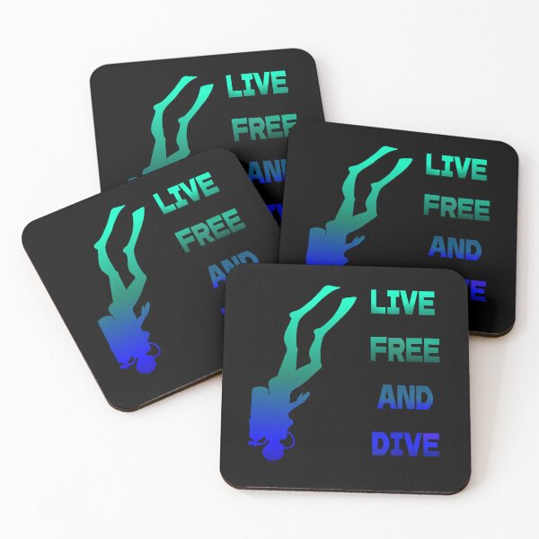 Item preview, Live Free And Dive designed and sold by Artistability.