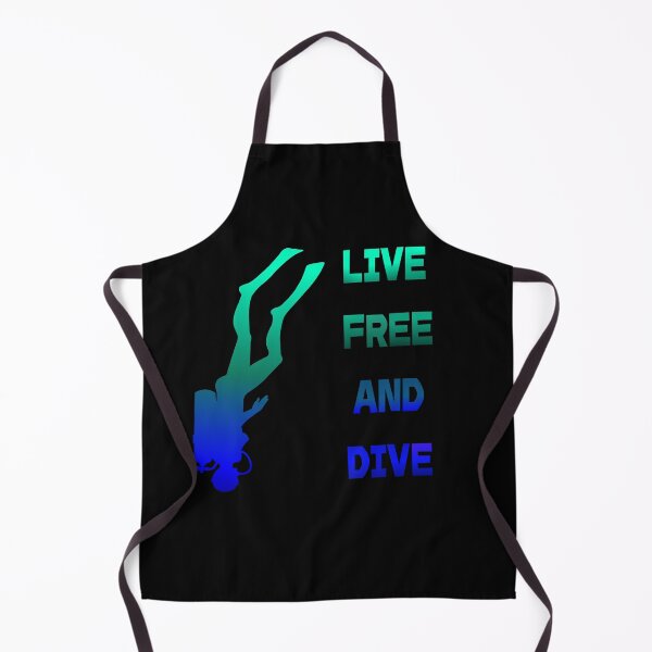 Item preview, Live Free And Dive designed and sold by Artistability.