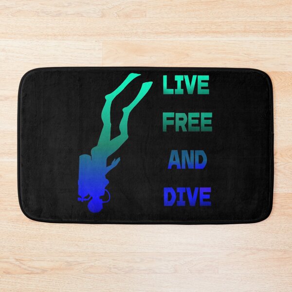 Item preview, Live Free And Dive designed and sold by Artistability.