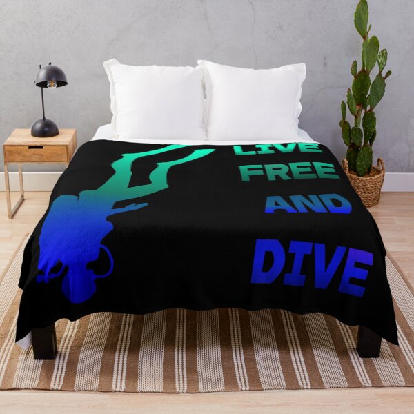 Item preview, Live Free And Dive designed and sold by Artistability.