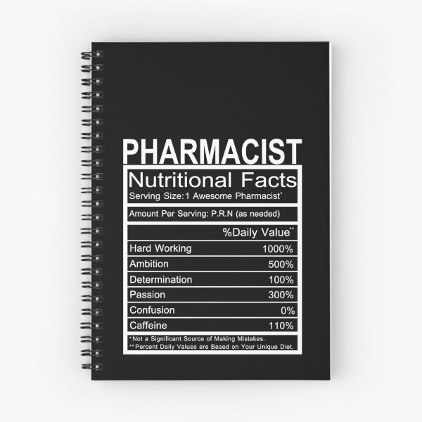 Item preview, Pharmacist Nutritional Facts  designed and sold by Yallwofunart.