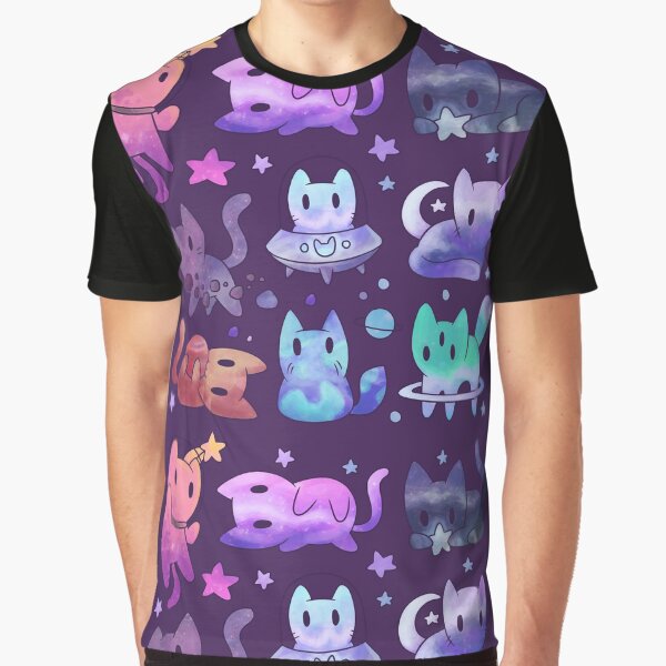 Space Cats Graphic T-Shirt