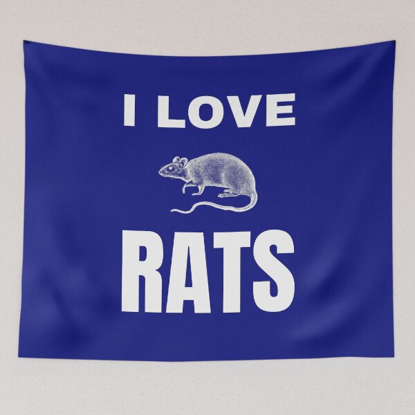 Item preview, I love Rats designed and sold by fev-rocks.