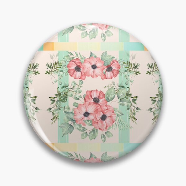 Item preview, Pattern Floral And Greenery Sunset Plaid Grandmillennial designed and sold by H3designs.