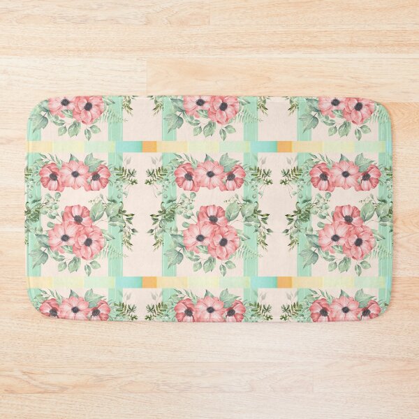 Item preview, Pattern Floral And Greenery Sunset Plaid Grandmillennial designed and sold by H3designs.