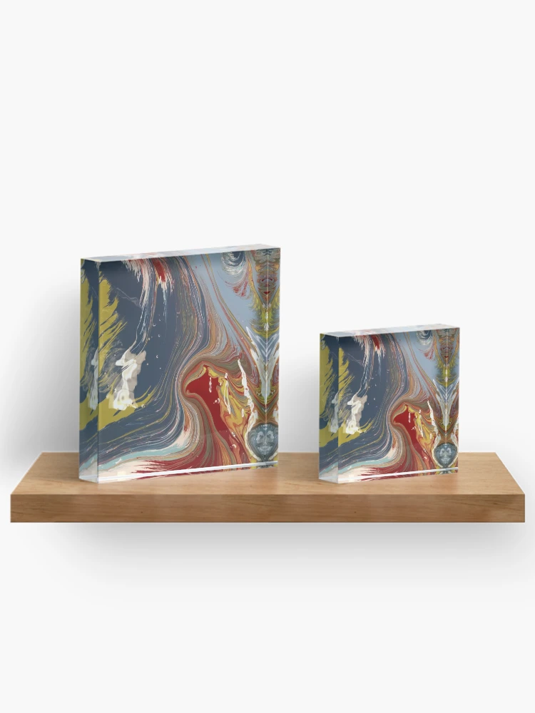 Thumbnail 3 of 5, Acrylic Block, Weekly Colors designed and sold by RivalArtDesigns.