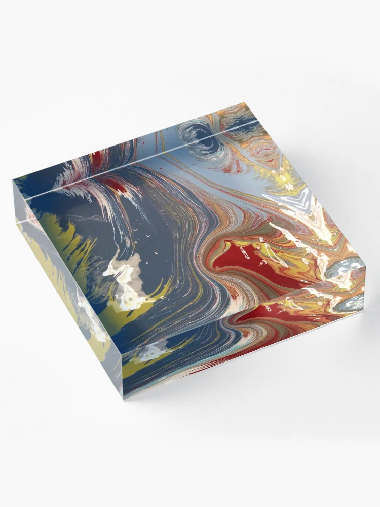 Thumbnail 4 of 5, Acrylic Block, Weekly Colors designed and sold by RivalArtDesigns.