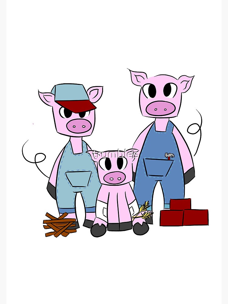 Three Little Pigs by Georgie Trumble by trumbles