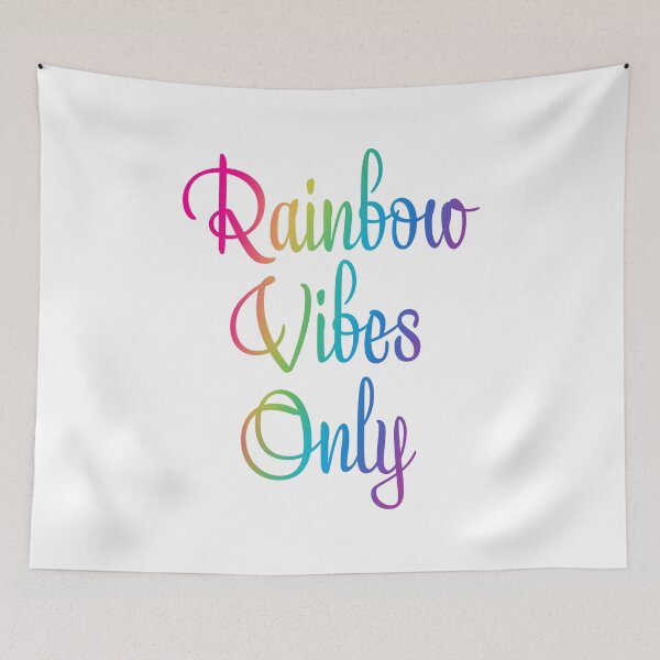 Item preview, Rainbow Vibes Only designed and sold by Whoopsidoodle.