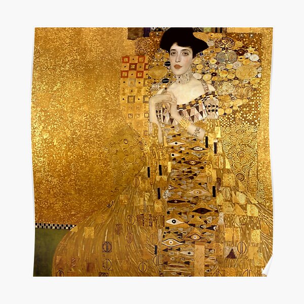 Woman In Gold Portrait By Gustav Klimt Poster For Sale By   Poster,504x498,f8f8f8 Pad,600x600,f8f8f8.u3 