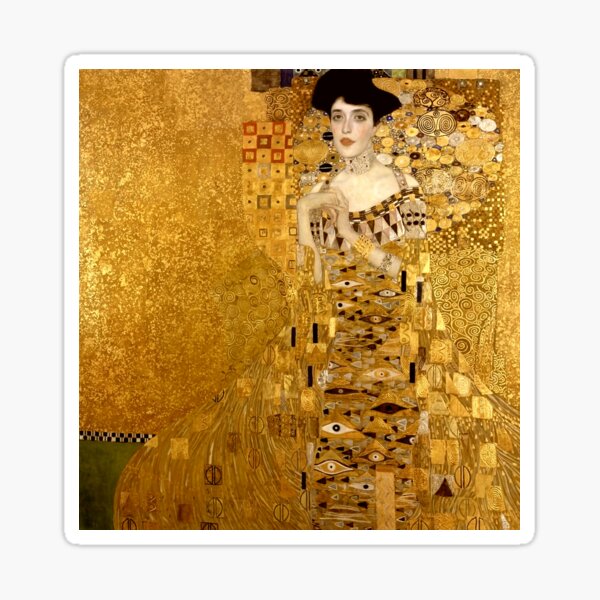 Aperçu de l'œuvre Portrait de femme en or par Gustav Klimt créée et vendue par VintageArchive.