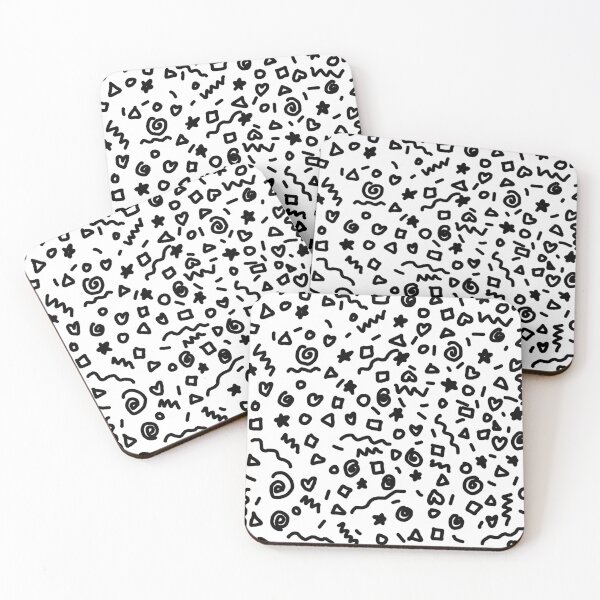 Item preview, Black and White Geometric Doodle designed and sold by Syd’s Shop.