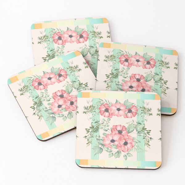 Item preview, Pattern Floral And Greenery Sunset Plaid Grandmillennial designed and sold by H3designs.