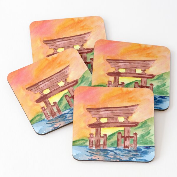 Item preview, Wooden Temple Gate Among the Elements designed and sold by Sebastian Grafmann.