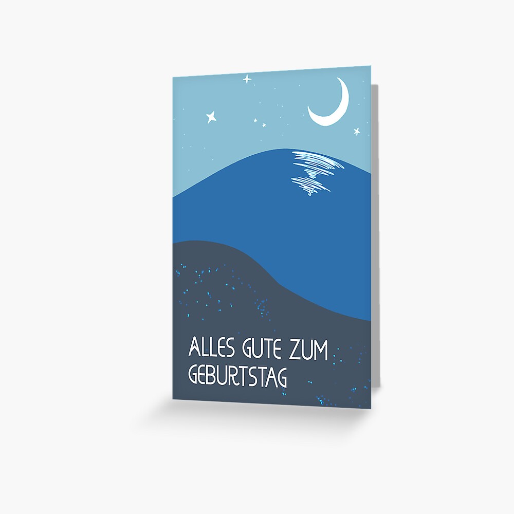 german-birthday-card-with-moonlight-on-ocean-waves-and-german-language