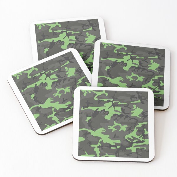 Item preview, Vibrant Green Camo Army Pattern designed and sold by MeikoDesign.