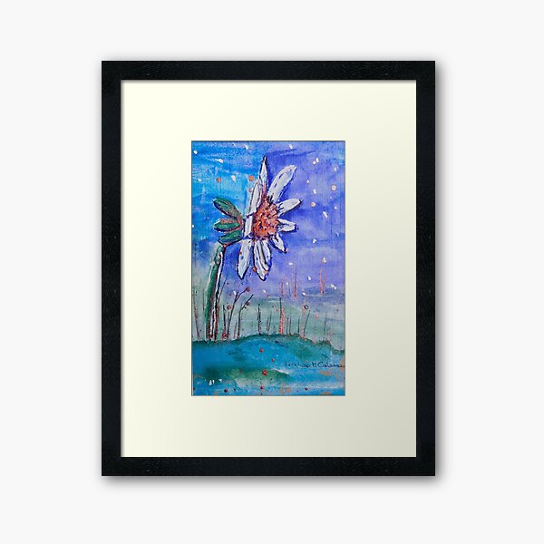 Flower Framed Art Print