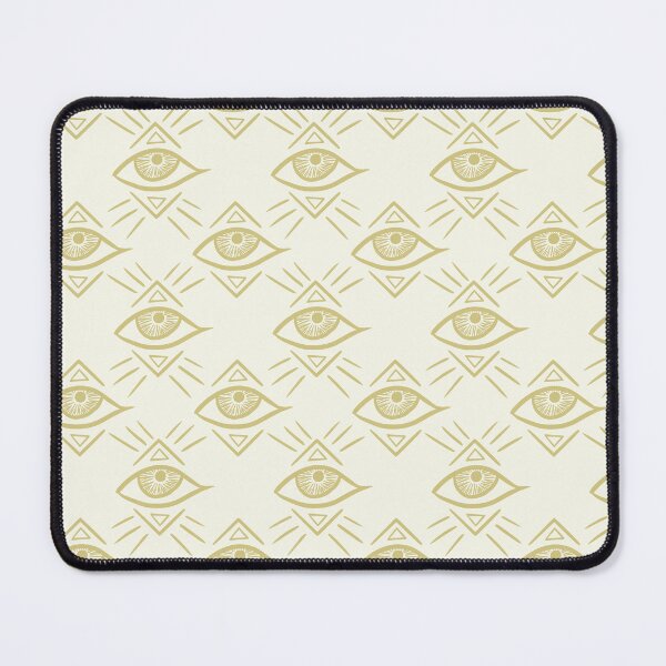 Item preview, All Seeing Eye Talisman Gold and Cream designed and sold by Julie Erin Designs.