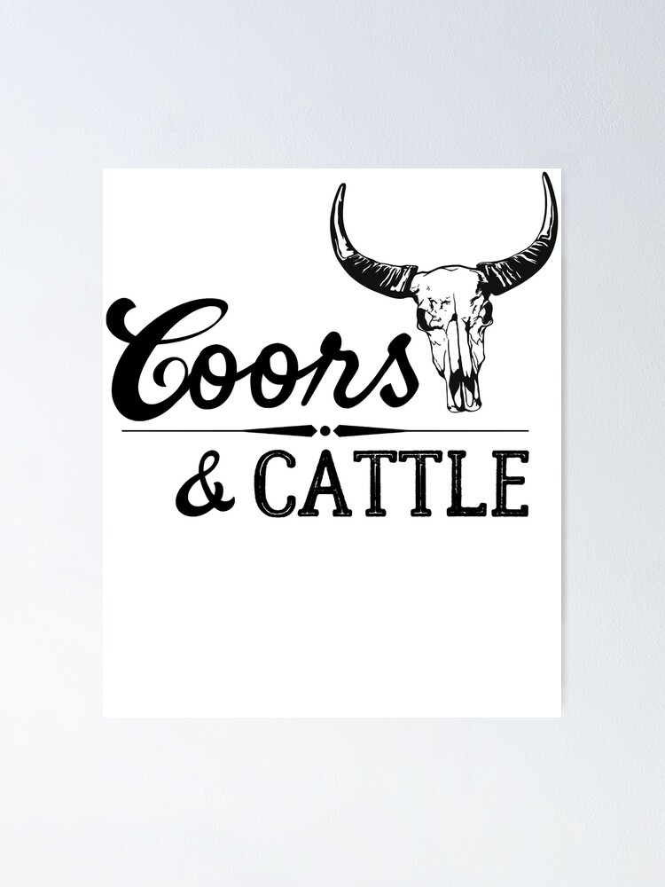 "Coors Banquet Rodeo, Coors Rodeo Colorway" Poster by rosolwegironefn