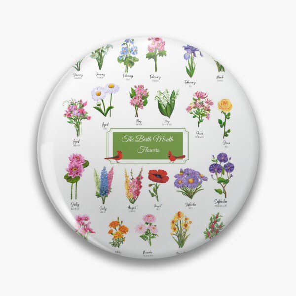Artikelvorschau, Die Blumen des Geburtsmonats entworfen und verkauft von Roy & Tiffany.
