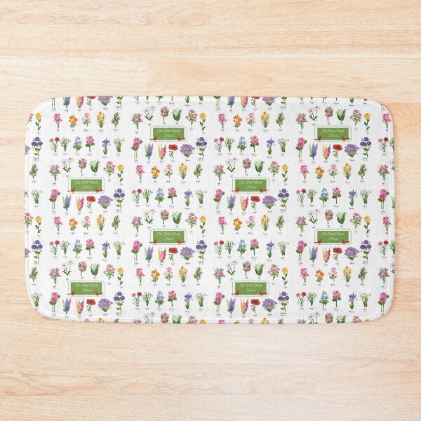 Item preview, The Birth Month Flowers designed and sold by Roy & Tiffany.