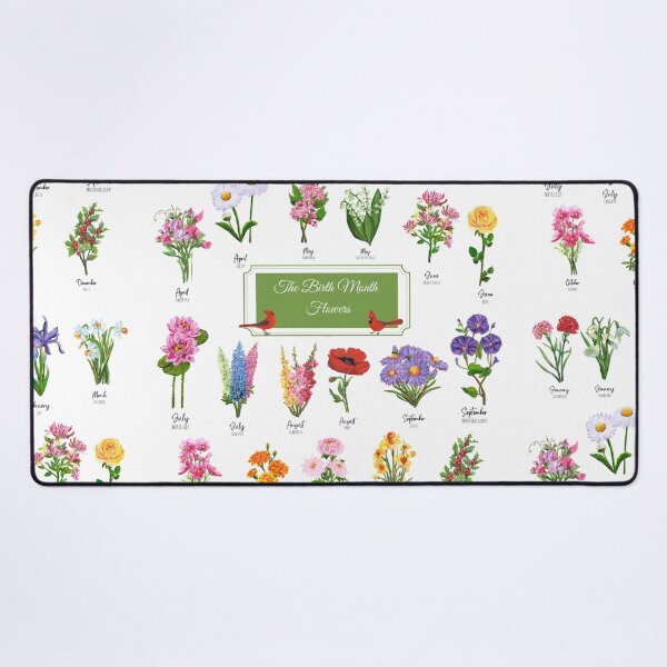Item preview, The Birth Month Flowers designed and sold by Roy & Tiffany.